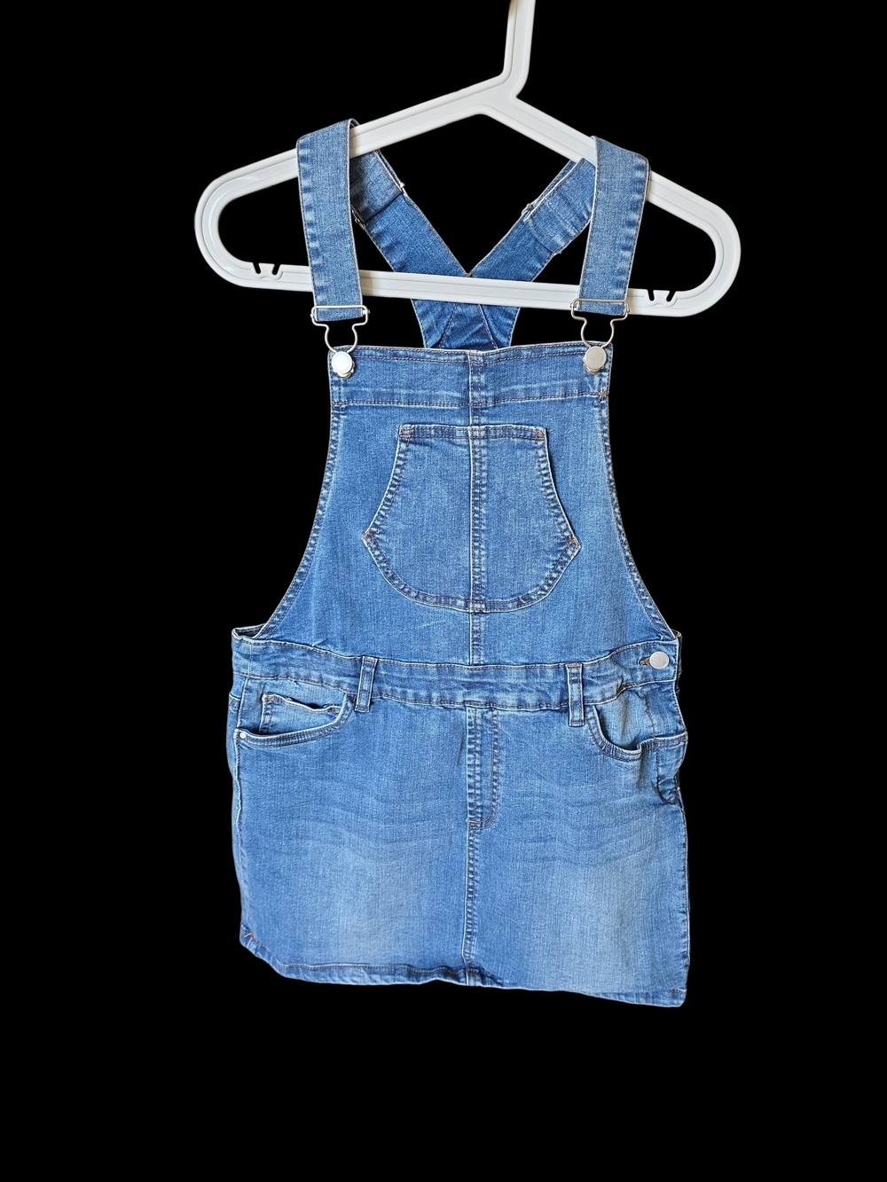 Blue Denim Overall Dress Size M